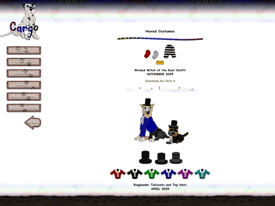 clothes-costumes screenshot