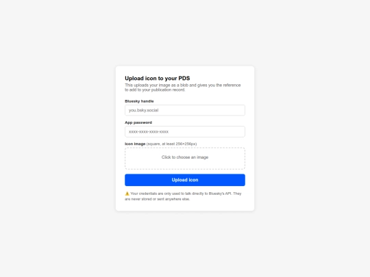 blob-uploader screenshot