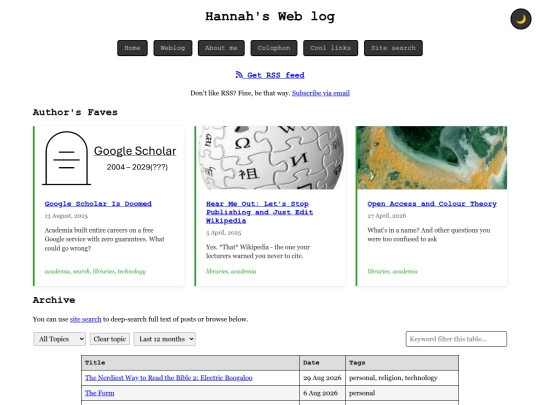 blog screenshot