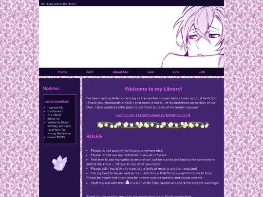 fanfics screenshot