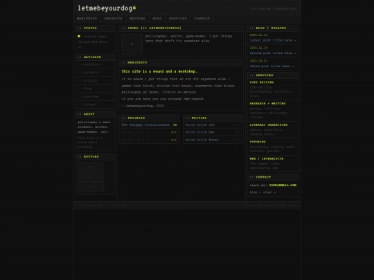 index screenshot