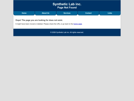 not_found screenshot