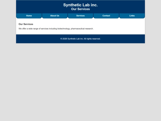 services screenshot