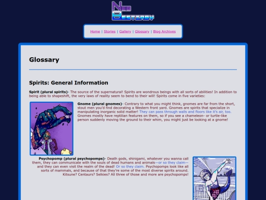 glossary screenshot