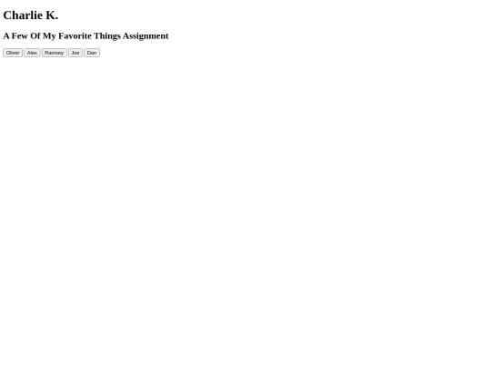 AFewOfMyFavoriteThings screenshot