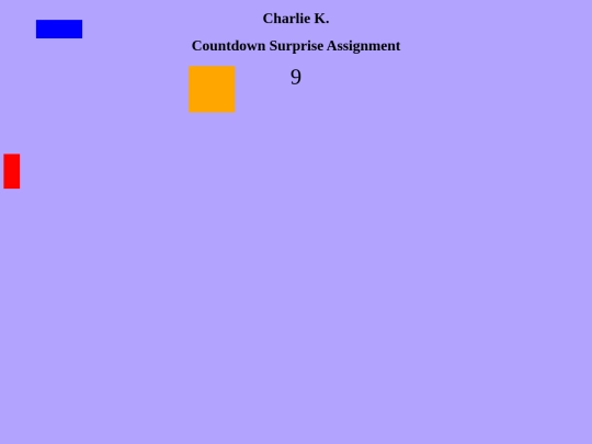CountdownSurpriseAssignment screenshot