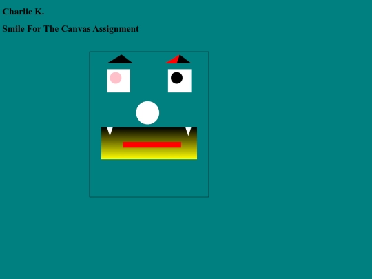 Smileforthecanvasassignment screenshot