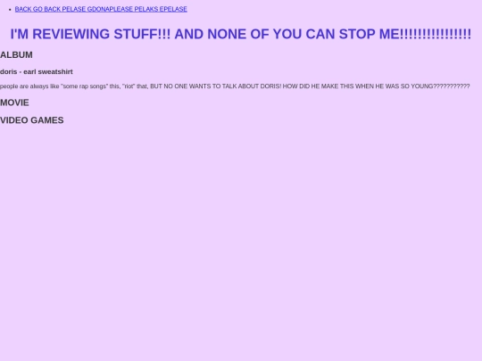 reviews screenshot