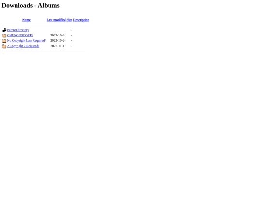 albums screenshot
