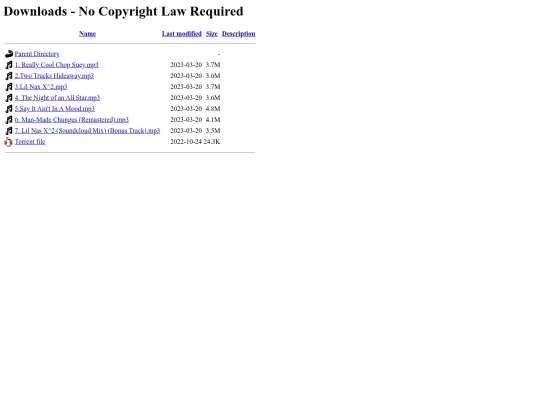 nocopyrightlaw screenshot