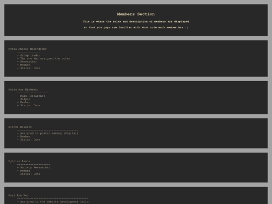 Membersinfo screenshot