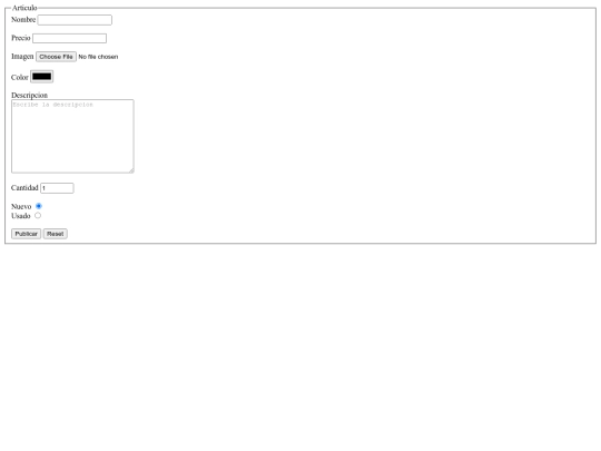 Publicacion_Formulario screenshot