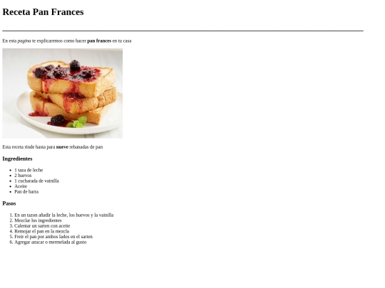 Recetas screenshot