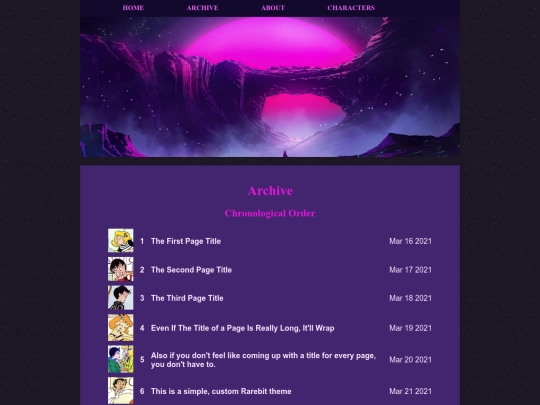 archive screenshot