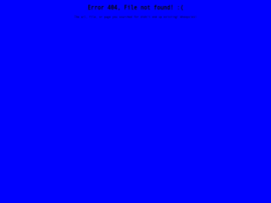 not_found screenshot
