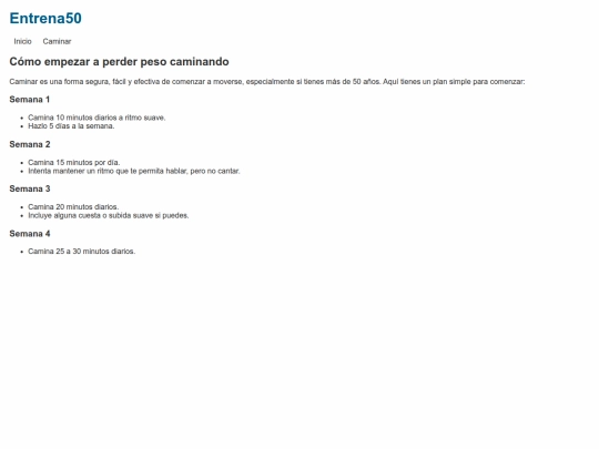 caminar screenshot