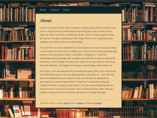 dwn/blog/about screenshot