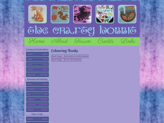 thecraftyhobbit/colouringbooks screenshot