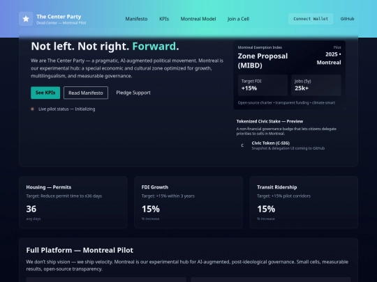 Center screenshot