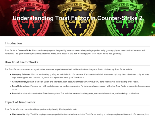Trust-Factor screenshot