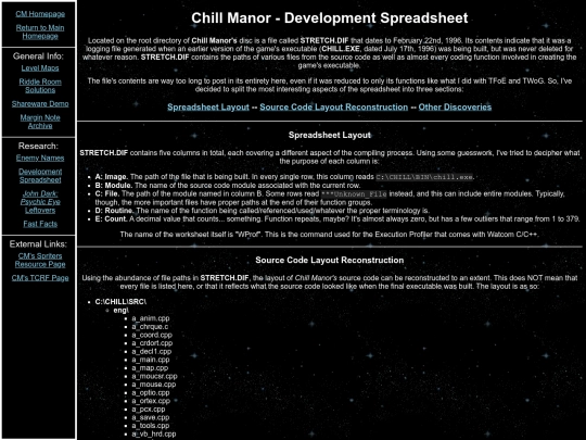 cm/devsheet screenshot