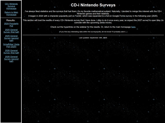 surveys screenshot