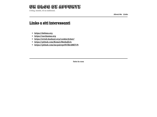 links screenshot