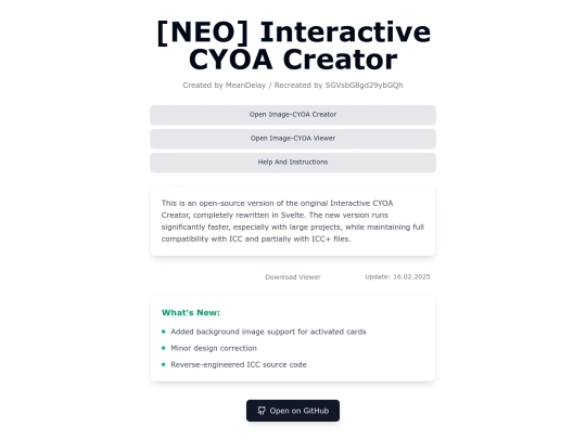 NeoICC screenshot