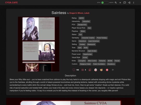 Saintess screenshot