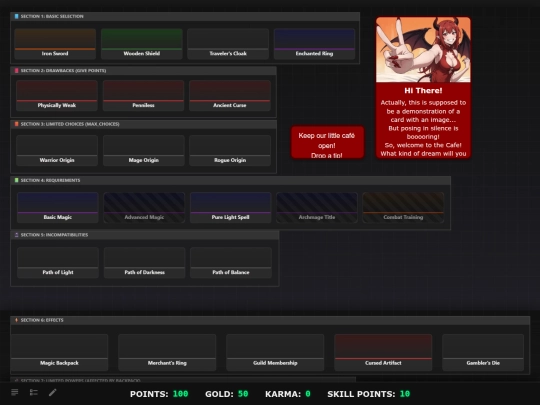 cyoa_brew screenshot
