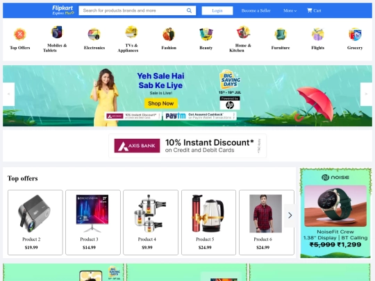 Nanthu-Flipkart Nav-bar screenshot