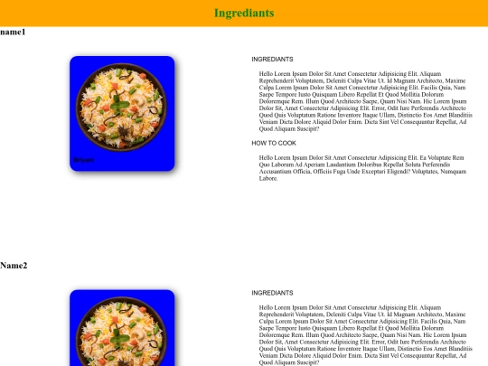 foo recipe book/view screenshot
