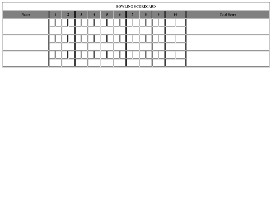 bowling screenshot