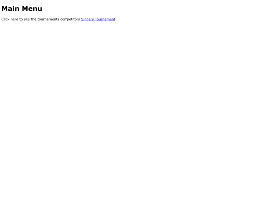 menu screenshot