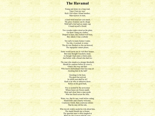 havamal/Havamal English Text screenshot