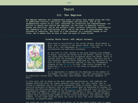 projects/tarot/Tarot_03_Empress screenshot