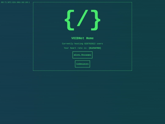 projects/voidnet/home screenshot
