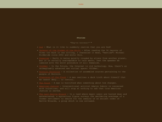 stories screenshot