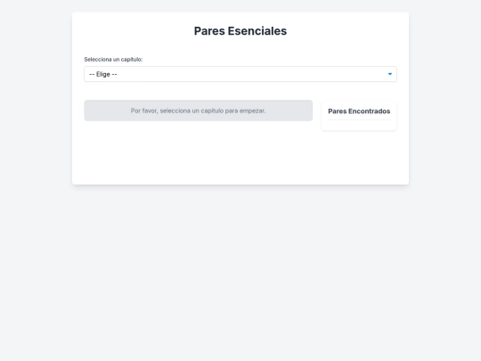 hacerpareejasporcapitulos screenshot