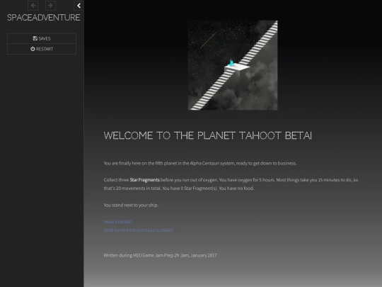 SpaceAdventure screenshot
