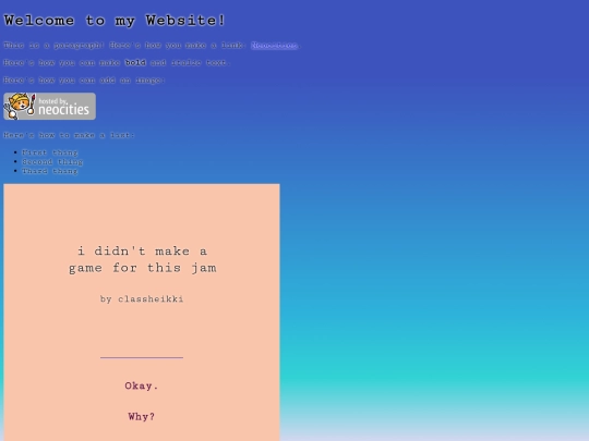 gametest screenshot
