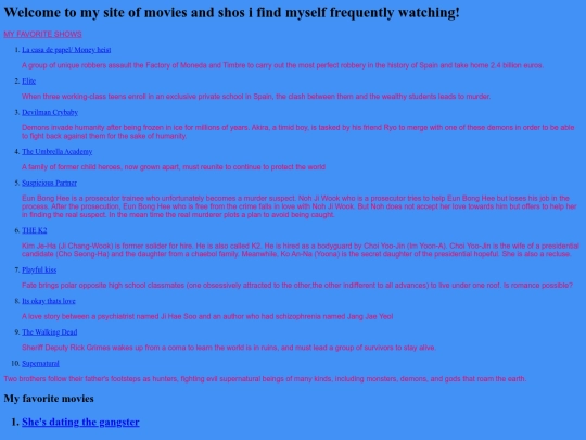 Shows screenshot