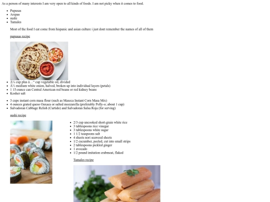 food screenshot