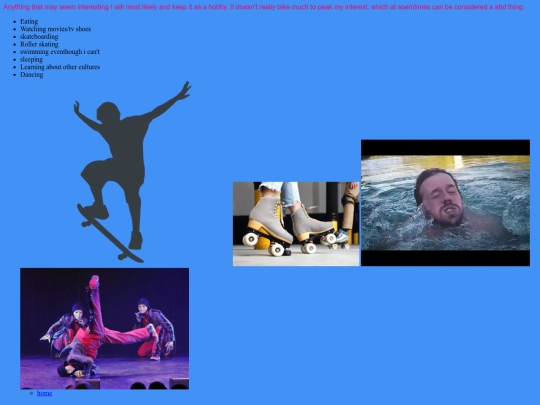 hobbies screenshot