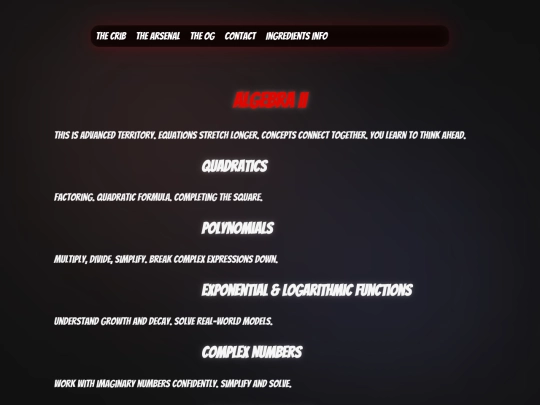 AlgebraII screenshot