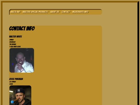 Contact screenshot