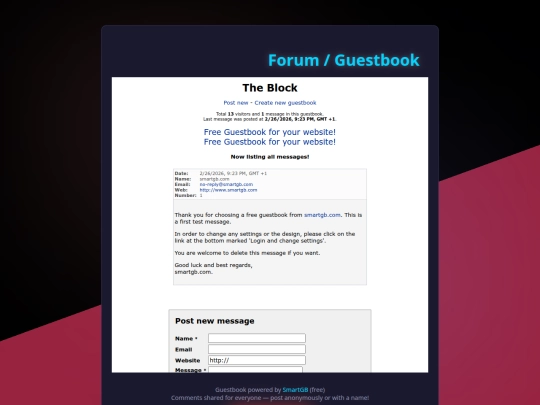 Forum screenshot