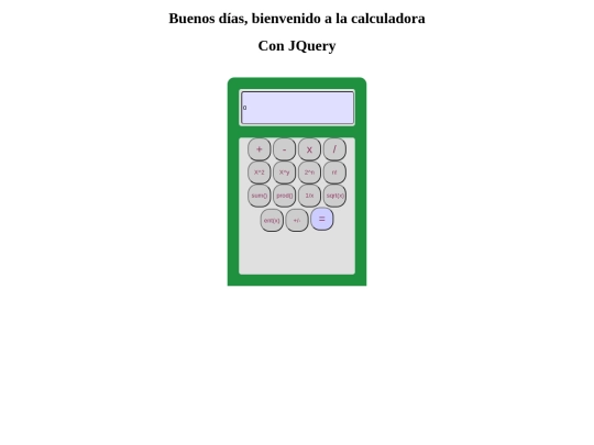 calculadora_JQUERY/calculadoraJQuery screenshot