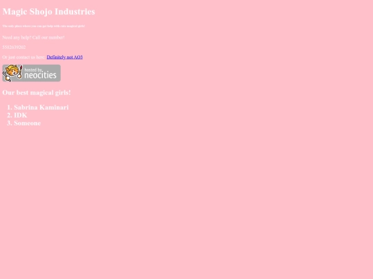 index screenshot