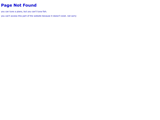 not_found screenshot